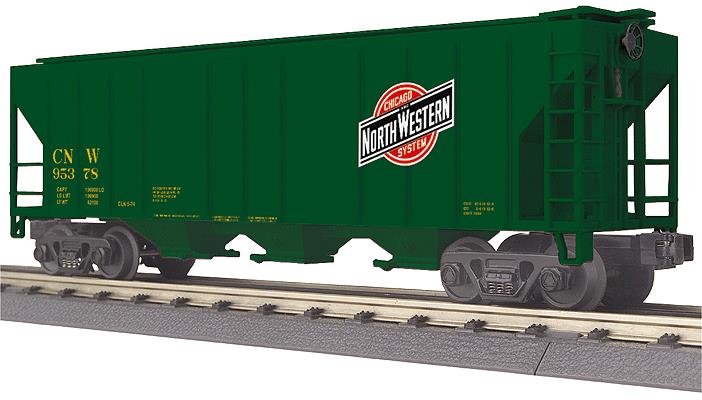 PS-2CD 3-Bay Covered Hopper - 3-Rail - Ready to Run - RailKing(R)