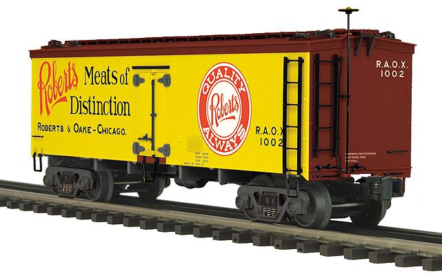 MTH 20-94376 O Robert & Oake Meats 36' Wood Reefer #1002