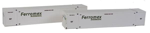 Con-Cor 0004-053034 N Ferromex Monon 53' Rivet-Side Container (Pack of 2)