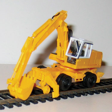 NJ International 525-6107 HO Scale Railroad Backhoe Kit
