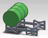 NJ International 6120 HO Barrel Rack Kit with 5 Different Racks & 24 Barrels