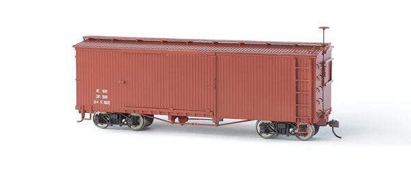 Bachmann 27097 On30 Data Only Wood Boxcar (Oxide Red)