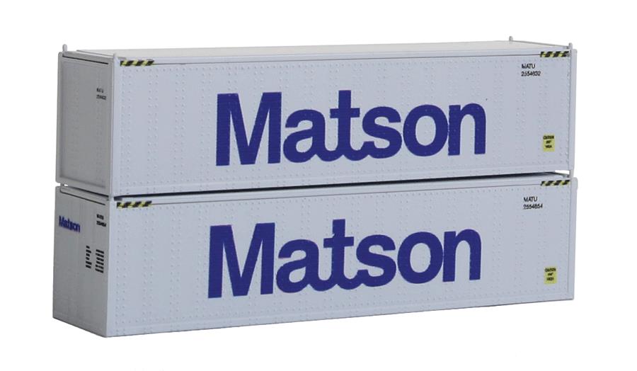 Con-Cor 0004-43004 N Matson 40' Hi-Cube Container # 2 (Pack of 2)