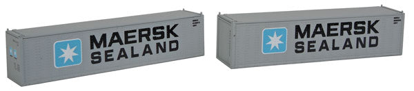Con-Cor 0004-043017 N Maersk Sealand 40' Hi-Cube Container #1 (Pack of 2)