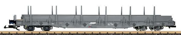 LGB 45922 G Rhaetian Railroad RhB Type Re-w 4-Axle Stake Flatcar