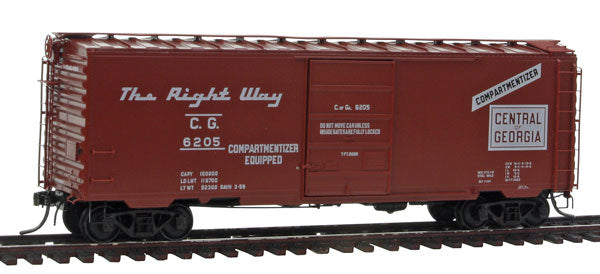 Kadee 4928 HO Central of Georgia PS-1 40' Boxcar with 7' Door #6205