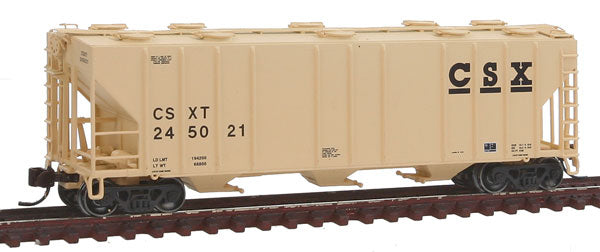 BLMA Models 11072 N Scale CSX (Re-Paint) PS-4000 Covered Hopper #245021