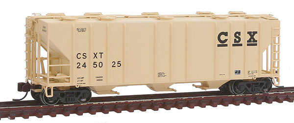 BLMA Models 11073 N Scale CSX (Re-Paint) PS-4000 Covered Hopper #245025
