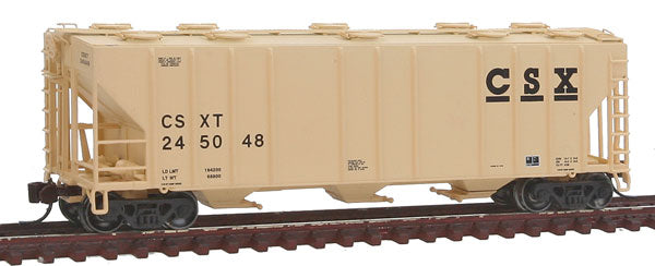BLMA Models 11074 N Scale CSX (Re-Paint) PS-4000 Covered Hopper #245048