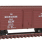 Fox Valley Models 90223 N Milwaukee RTR Short-Rib 40' Rib-Side Boxcar #21715
