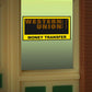 Miller Engineering 8940 HO/O Western Union Flashing Neon Window Sign