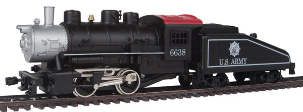 Model Power 96638 HO U.S. Army 0-4-0 Shifter Steam Locomotive - Standard DC