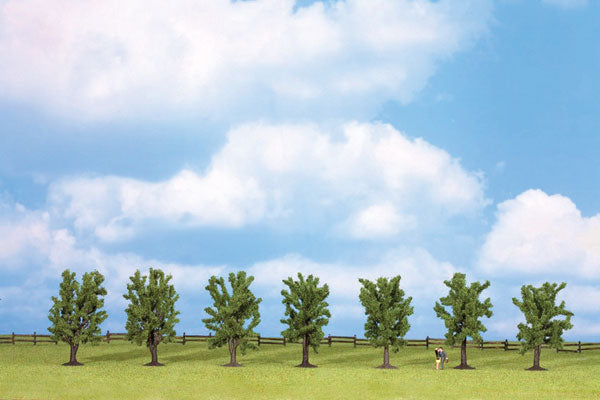 Walthers 949-1161 HO & N Deciduous Trees 3.12"  SceneMaster (Pack of 7)
