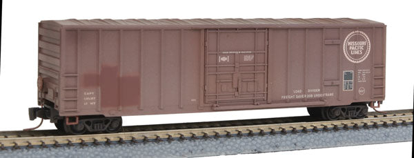 MicroTrains 51144170 Z Missouri Pacific Weathered 50' Rib Side Box Car