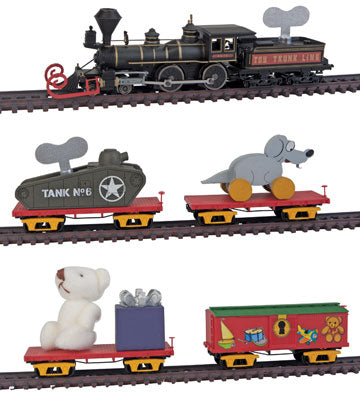 Micro-Trains 99321220 Toy Trunk Line Christmas N Gauge Steam Freight Train Set