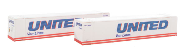 Con-Cor 0004-048018 N United Van Lines 48' Container #2 (Pack of 2)