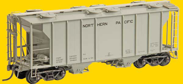 Kadee 8041 HO Northern Pacific PS-2 2-Bay Covered Hopper #75447
