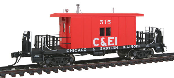 Steel Transfer Caboose w/Long Roof - Ready to Run