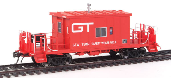 Bluford Shops 34030 HO GTW Transfer Caboose - Long Roof #75061