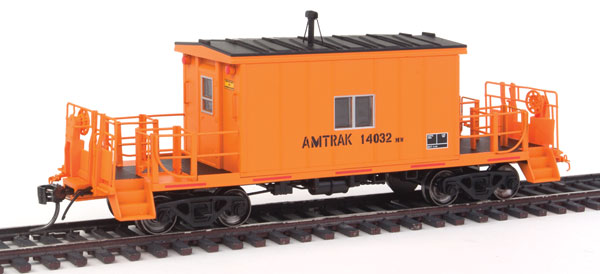 Bluford Shops 188-34041 HO Transfer Caboose-Long Roof Amtrak Road #14032