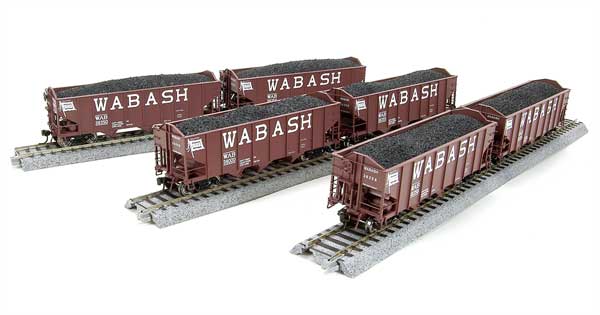 Broadway Limited 1794 HO Wabash Class H2a 3-Bay Hopper (6)