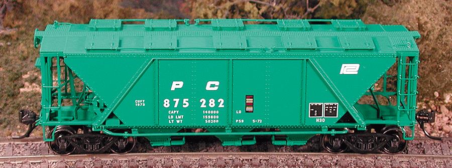 Bowser 40984 HO Penn Central PRR Class H30 Covered Hopper #875162