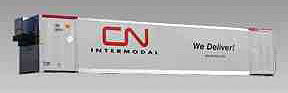 Con-Cor 0004-053101 N Canadian National 53'' Hi-Cube Container #1 (Pack of 2)