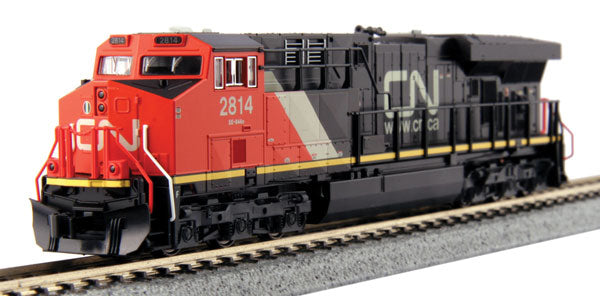 Kato 176-8918 N Scale Canadian National GE ES44AC Diesel Locomotive #2814