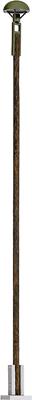 Busch 4112 Round Station/Platform Lamp on Wood Post