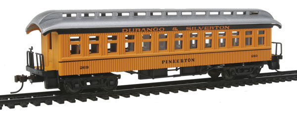 Con-Cor 15621 1880s Wood Open-Platform Coach - Ready to Run