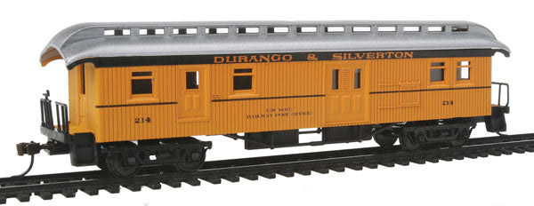 Con-Cor 15707 1880s Wood Open-Platform Baggage-RPO - Ready to Run