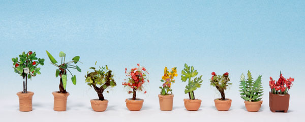 Noch 14082 N Ornamental Plants in Flower Pots #2 (9)