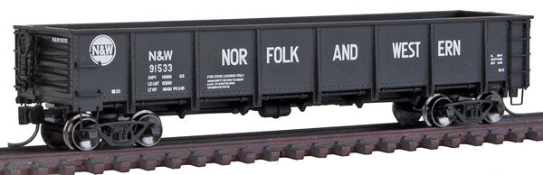 Trainworx Inc 262712 Norfolk and Western 40' GS Drop-Bottom Gondola RTR
