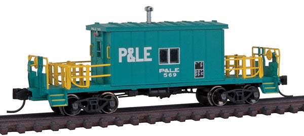 Bluford Shops 24101 P & LE Steel Transfer Caboose w/Short Roof #569