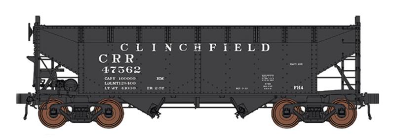 InterMountain 47176 HO CRR AAR Alternate Standard Offset-Side 2-Bay Open Hopper