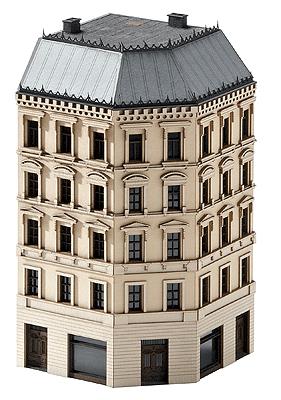 Trix 66145 N Wilhelminian-Era 5-Story Corner Townhouse Laser-Cut Architectural