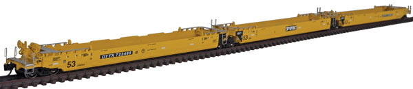 Deluxe Innovations 350104 N TTX Maxi-Stack IV 3-Unit Intermodal Well Car