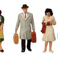 Preiser 1010587 HO Motel Patrons & Staff Figures (Set of 6)