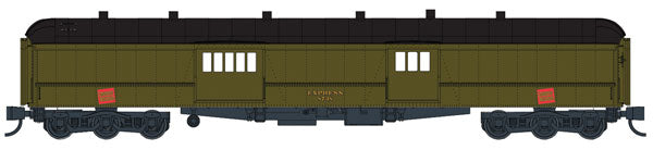 Wheels of Time 293TS N CN Heavyweight Baggage-Express w/Arched Roof #8823, 8827