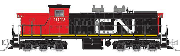 Rapido Trains 70016 N Canadian National GMD-1 1000 Series 6-Axle Version #1025