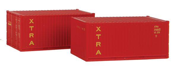 Rolland 599-202 N XTRA 20' Container Ready to Run (Pack of 2)