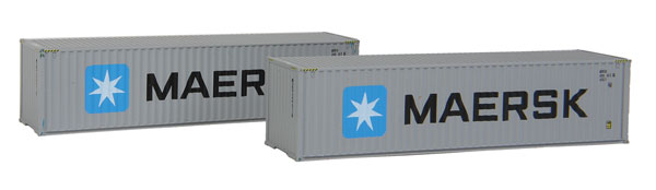 Walthers 599-100 Maersk 40' Container 2-Pack - Roland Industries
