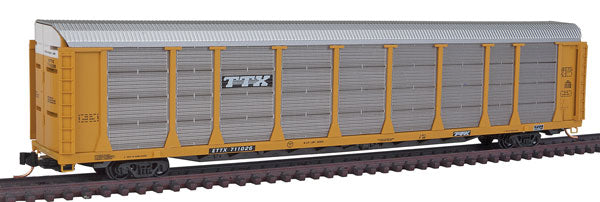 Micro-Trains 11100022 N TTX 89' Tri-Level Enclosed Autorack #711026