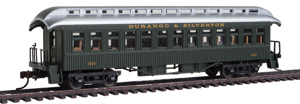 Con-Cor 15625 1880s Wood Open-Platform Coach - Ready to Run