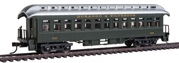 Con-Cor 15627 1880s Wood Open-Platform Coach - Ready to Run