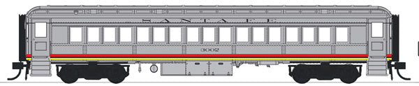 Con-Cor 94227 Heavyweight 65' Branchline Coach w/Lights - Ready to Run