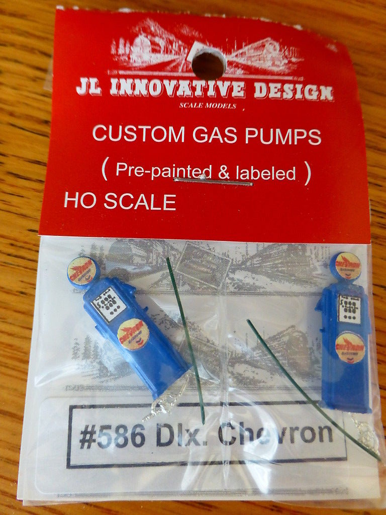 JL Innovative Design 586 HO Chevron Deluxe Custom Gas Pump (Pack of 2)