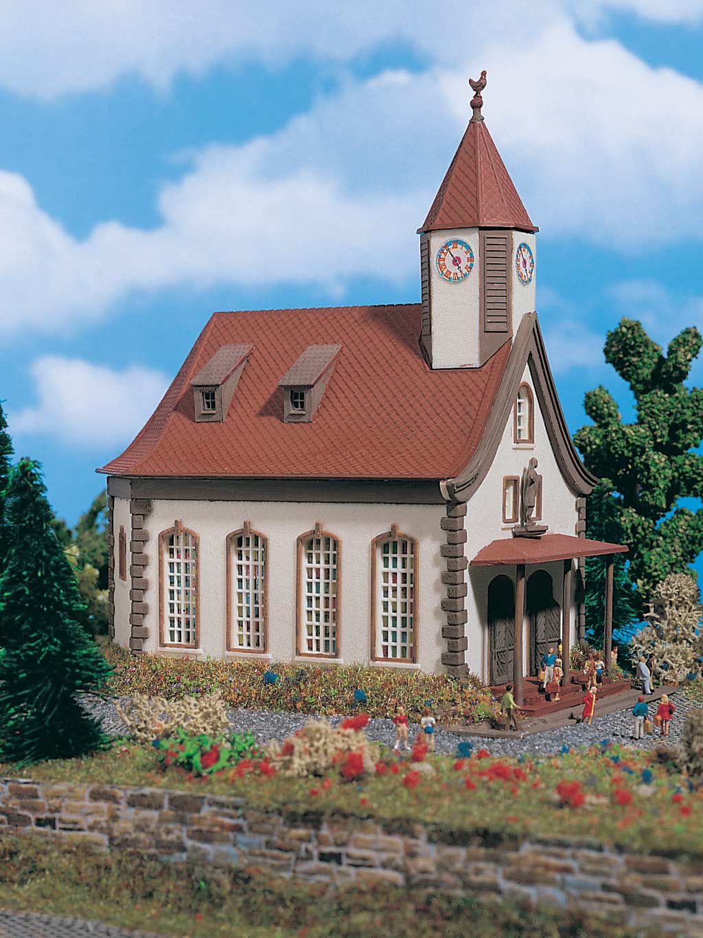 Vollmer 9560 Z Scale Village Church Building Kit