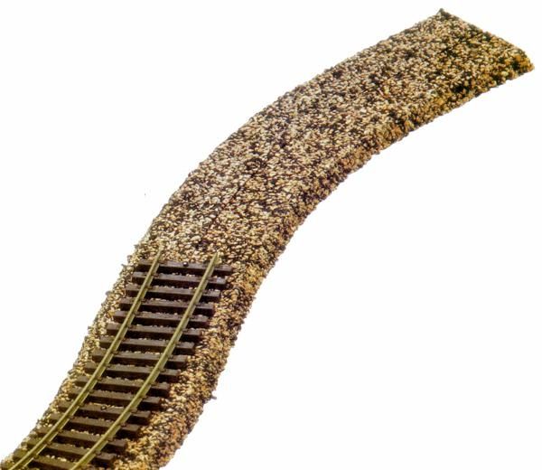Busch 7501 HO Cork Track Roadbed (Pack of 5)
