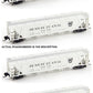 Broadway Limited 3168 N PRR Class H32 5-Bay Covered Hopper Set B (Pack of 4)